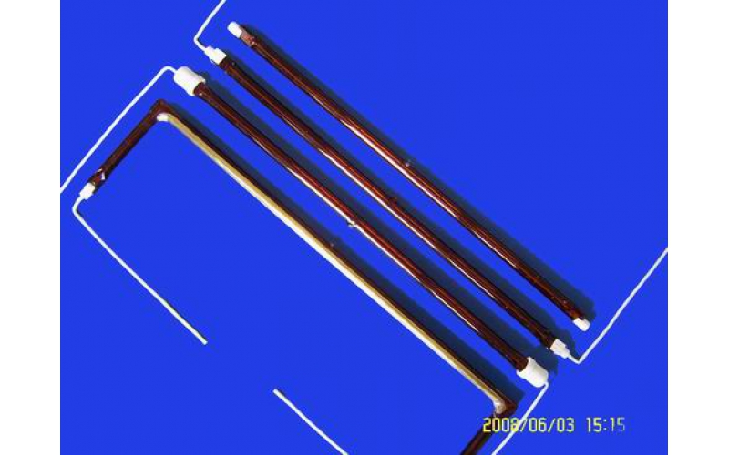 Ruby halogen heating tube